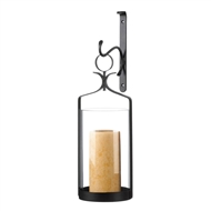 Hurricane Lantern Candle Wall Sconce