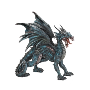 Fierce Winged Dragon Statue