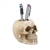 Skull Desk Pen Holder Cup