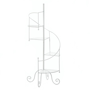 Staircase Design White Metal Plant Stand