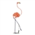 Standing Metal Pink Flamingo Statue