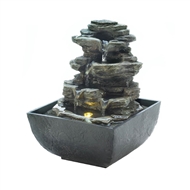 Mini Waterfalls Tabletop Electric Water Fountain