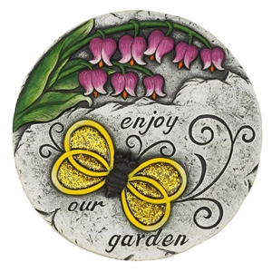 Enjoy Our Garden Bumble Bee Stepping Stone