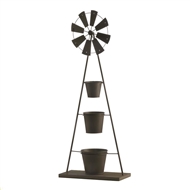 Windmill Triple Plant Stand