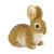 Sitting Still Brown Bunny Rabbit Figurine Decor