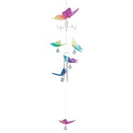 Rainbow Butterfly Wind Chime 22" Long