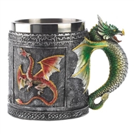 Medieval Royal Dragon Motif Decorative Mug