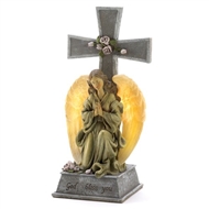 Winged Angel at Blessed Cross Solar LED Statue