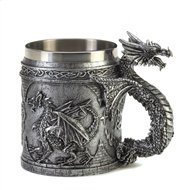 Serpentine Dragon Mug w/Stainless Steel Lining