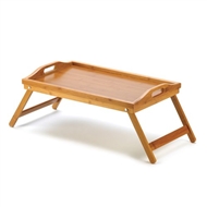 Folding Bamboo Tray with Handles