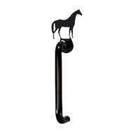 Horse Black Vertical Door Handle