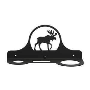 Moose Black Metal Hair Dryer Rack