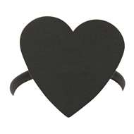 Heart Black Metal Napkin Ring