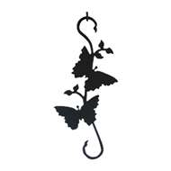 Butterfly Black Metal S-Hook