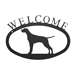 Black Metal Welcome Sign Small - Pointer