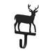 Deer Black Metal Wall Hook -Extra Small