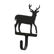 Deer Black Metal Wall Hook -Extra Small