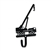 Construction Crane Black Metal Wall Hook -Small