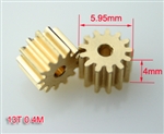 1.5mm Pinion gear 0.4M 13T for 130X