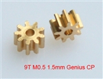1.5mm Pinion gear 0.5M 9T for Genius CP