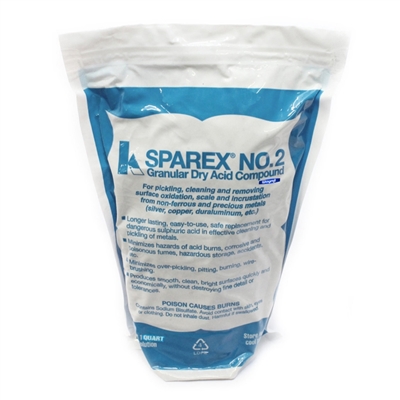 SPAREX No.2 PICKLING COMPOUND 2.5 lb. Bag