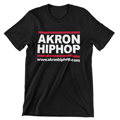 Black Akron Hip Hop Dot Com Shirt