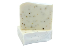 vegan soap made with coconut milk and organic rosemary leaves, scented with Rosemary and Peppermint essential oils