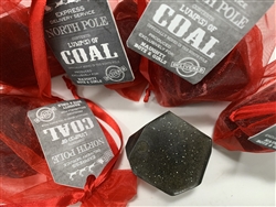 Lump of Coal Glycerin Soap