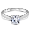 Platinum Celebration Solitaire Engagement Ring Four Prongs