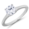 Dawn Star Solitaire Engagement Ring Four Prongs