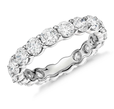 Venus Eternal Diamond Eternity Ring 3 ct. tw. Gold or Platinum