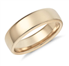 Golden Rush Modern Comfort Fit Wedding Ring in Yellow Gold 6mm
