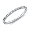 Ultimate Sparkle PavÃ© Diamond Eternity Ring in Platinum or Gold 1/3 ct. tw.