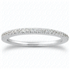 Destiny's Story French PavÃ© Diamond Matching Band F-G VS1-VS2