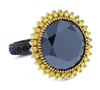 Black Star Diamond Engagement Ring 20TCW