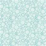 Benartex Circle Play - Circle Light Teal 10069-52 Half yard