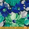 Windham Finger Painted Flowers 40749-2 Half yard