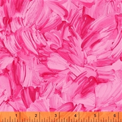 Windham Finger Painted Flowers - Texture 40751-1 Half yard