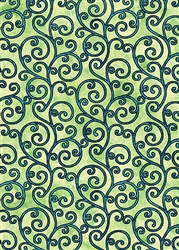 Benartex Balinesia by Dover Hill Laya Lime 6058-44 Half yard