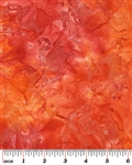 Benartex Sun-tastic Balis Crystalized Orange/Red 7026-38 Half yard