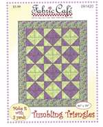 Tumbling Triangles Quilt Pattern