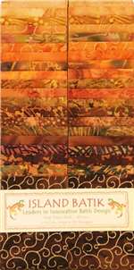 Island Batik Strip Pack Apple Cider