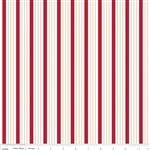 Riley Blake Song Bird Red - Stripe C2864 Half Yard