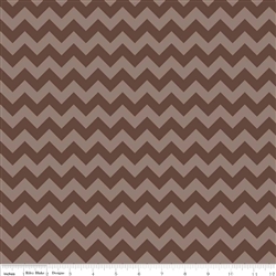 Small Chevron Tone on Tone Brown C400-91 Half Yard