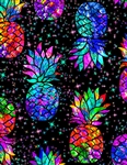 Timeless Treasures Galaxy Tropical Pineapples FUN-C7948 Half Yard