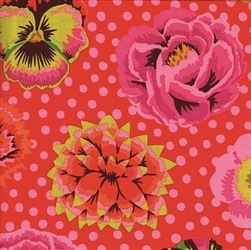 Kaffe Fassett - Classics- Big Blooms - Red GP91.REDD Half yard