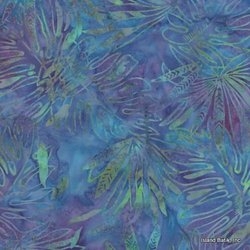 Batik Cotton Island Batik Underwater IB85-C1 Half Yard