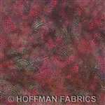 Hoffman Bali Handpaints L2566-35 Mosaic Claret Half Yard