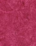 Tonga Batiks Wallflower Paisley Tonga-B1310-Fuschia Half Yard