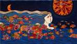 Clothworks Sea Spirits  by Laurel Burch Y1287-31M